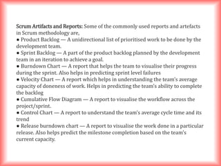 Scrum methodology | PPTX