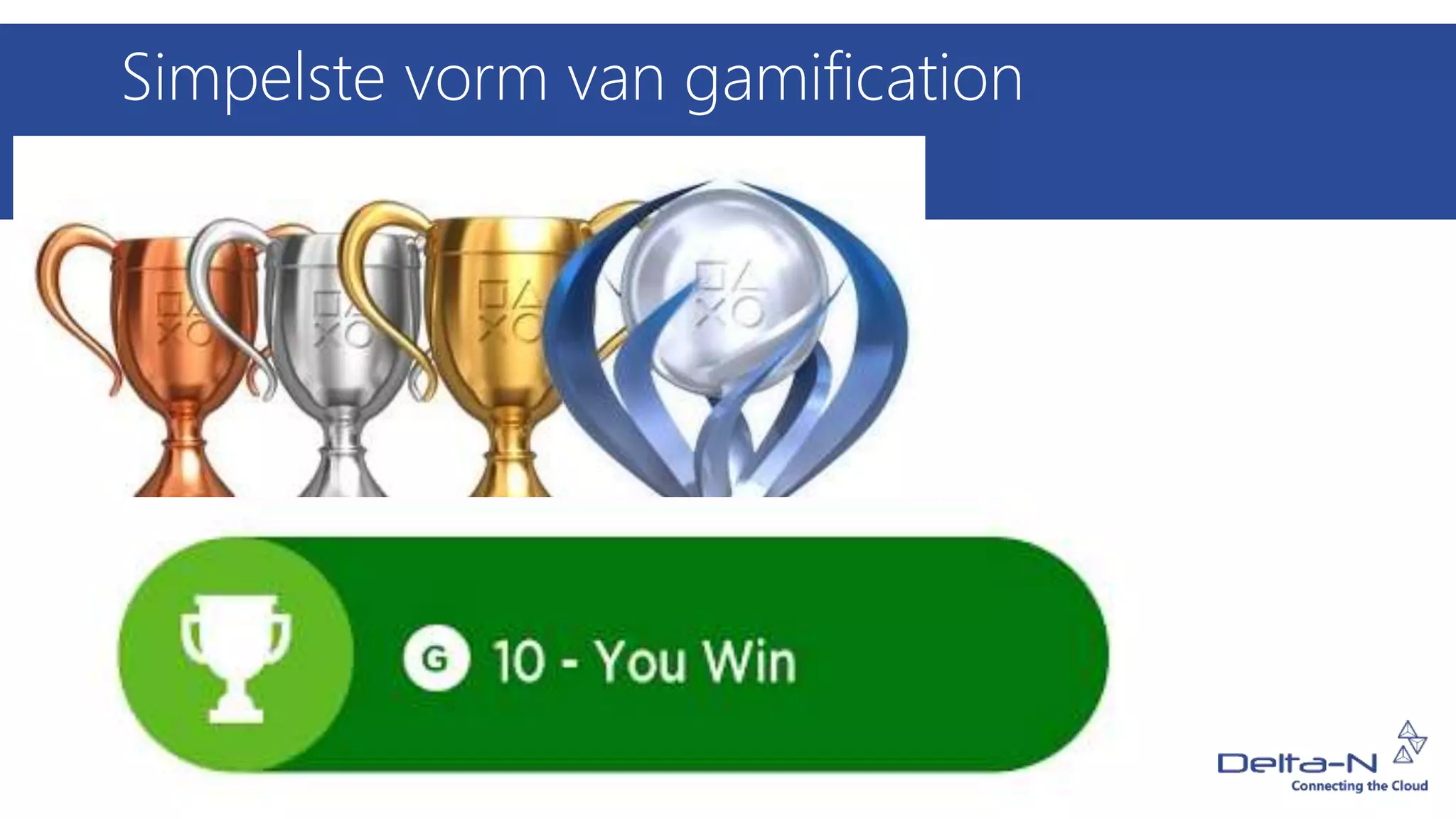 Simpelste vorm van gamification
 