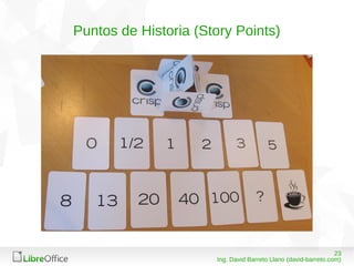 2308/03/15
Ing. David Barreto Llano (david-barreto.com)
Puntos de Historia (Story Points)
 