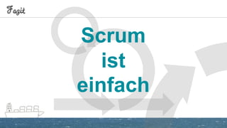 Fazit
Scrum
ist
einfach
 