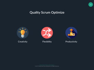 Muhammad Ichsan Rahardianto
© 2017 Muhammad Ichsan Rahardianto. All Rights Reserved.
60
Quality Scrum Optimize
Flexibility ProductivityCreativity
 