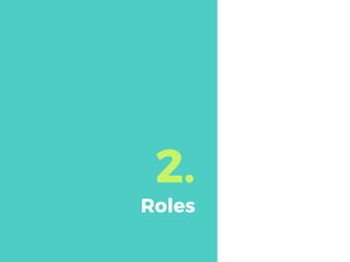 2.
Roles
 