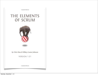 Saturday, December 1, 12
 