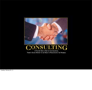Recreating Scrum
with Kanban
Sprint
Planning
(2 Weeks)
1 Week!
2 Weeks!

2 Weeks!
(2 Weeks)
Sprint
Demo

Velocity
2 Week Sprint

Retros
(2 Weeks)
On Demand!
2 Weeks!
http://blog.coryfoy.com/2011/07/recreating-scrum-using-kanban-and-explicit-policies/

Tuesday, February 25, 14

 