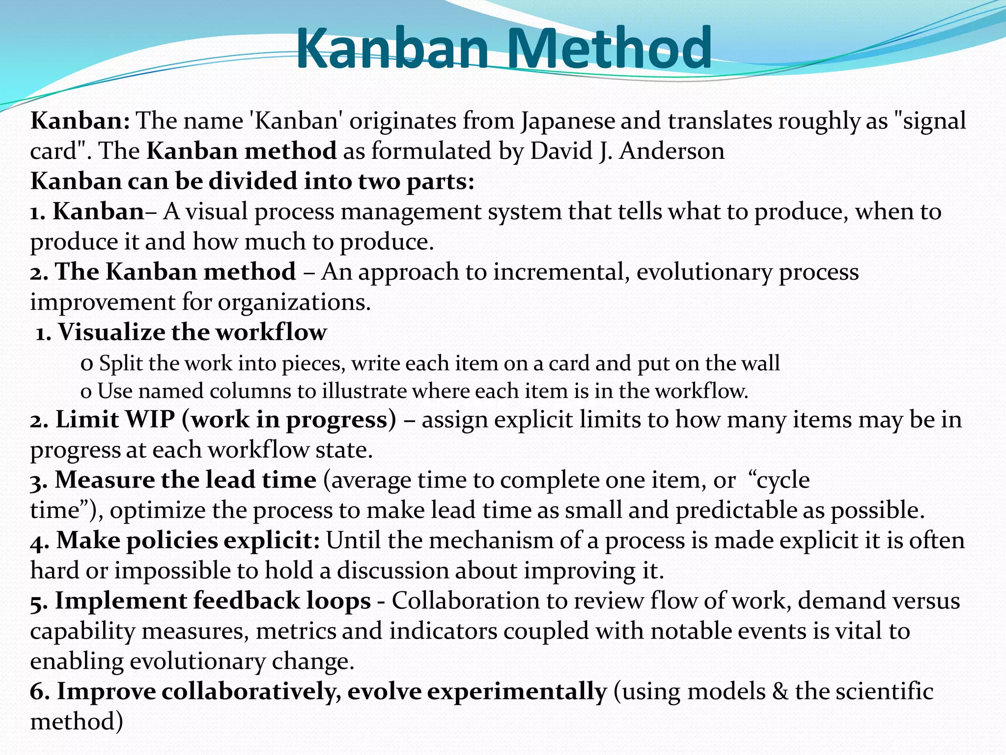 Kaban Measure Agile Scrum Framework vs Kanban Method | PPTX