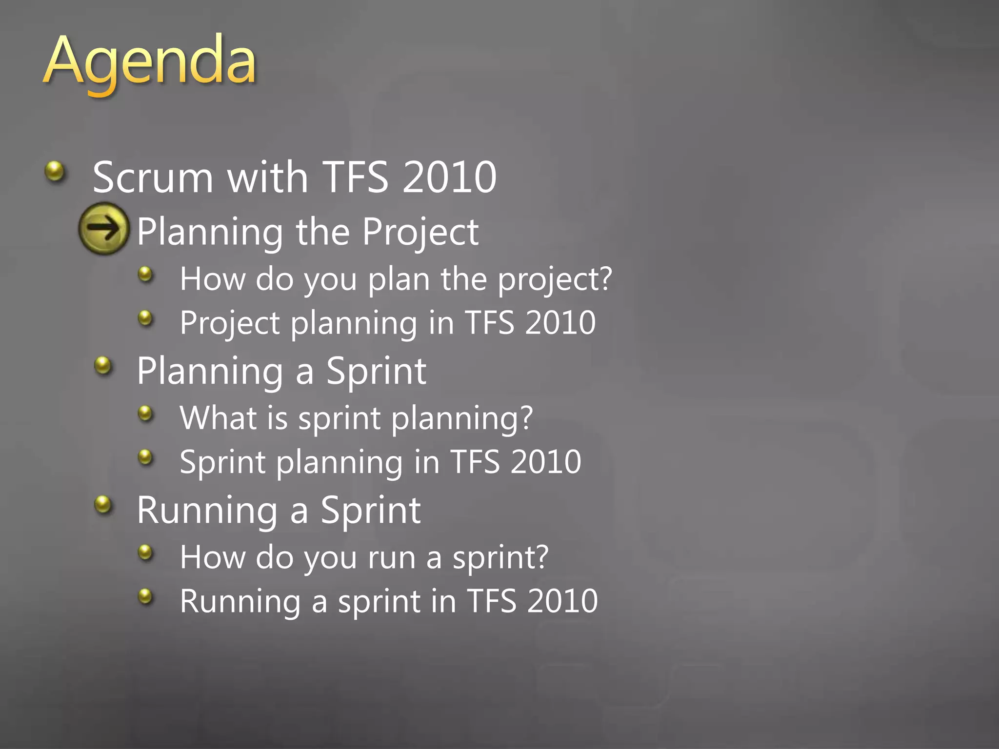 How do you Plan the Project?Product BacklogEvolving backlog of user stories (requirements)Describes what users need and valueOwned by the Product OwnerPrioritized by business valueEach story is written from the user’s perspective