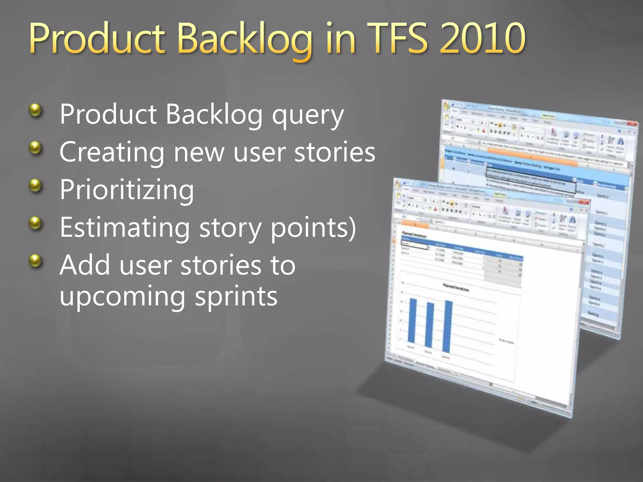 Product BacklogProduct backlog query in Team Explorer