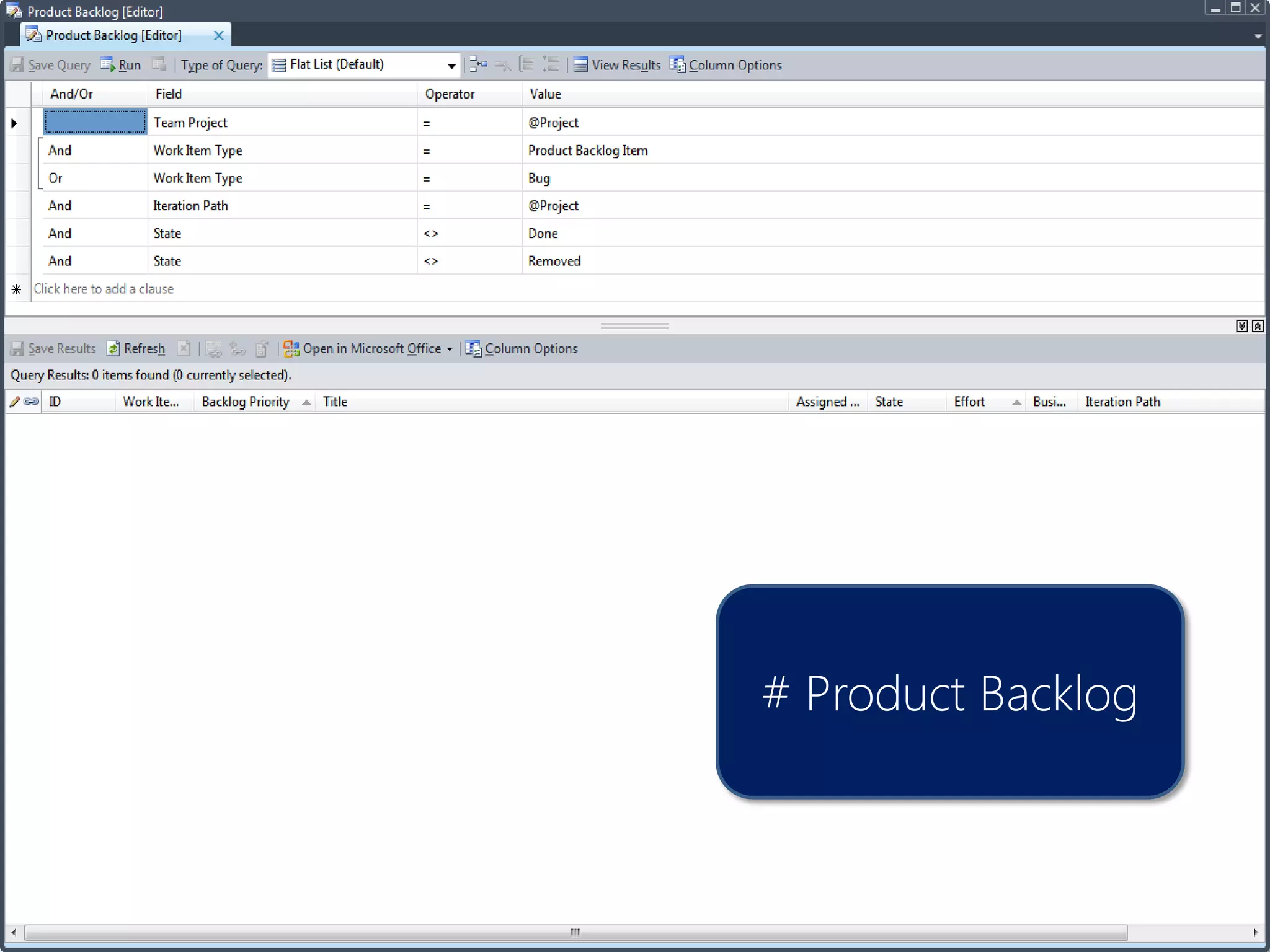 # Product Backlog
 