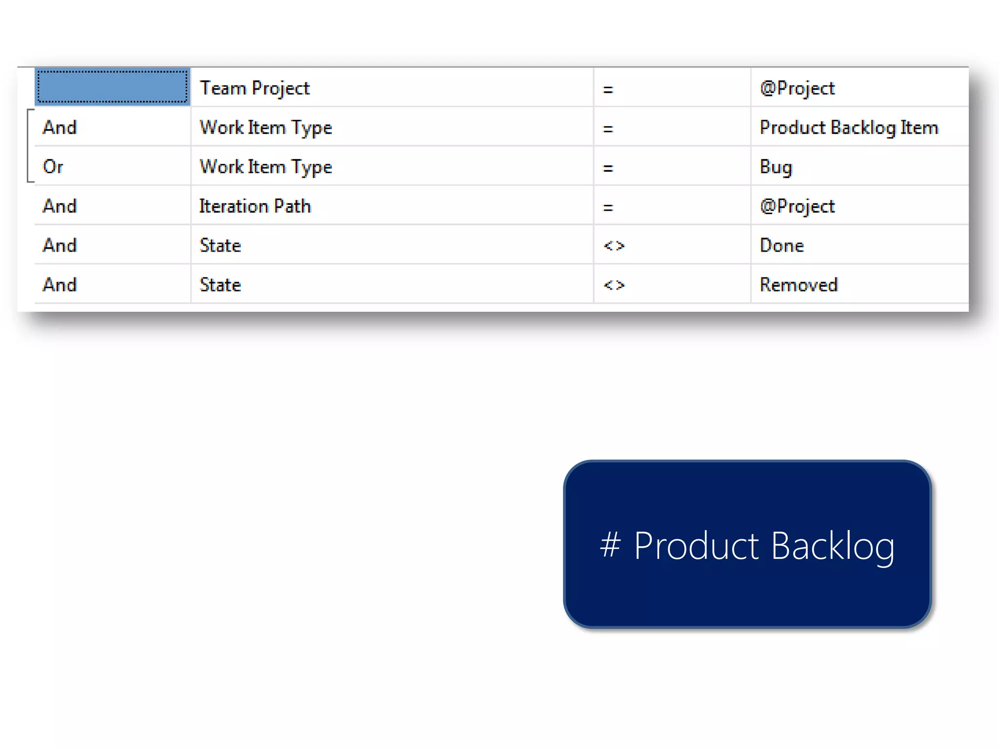 # Product Backlog
 