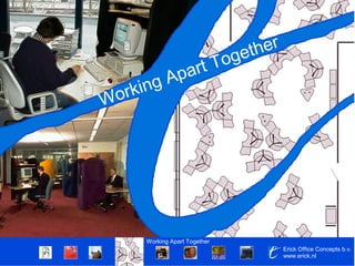 Working Apart Together
Erick Office Concepts b.v.
www.erick.nl
Working Apart Together
 