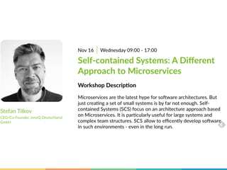 Self-contained Systems: A Different Approach to Microservices