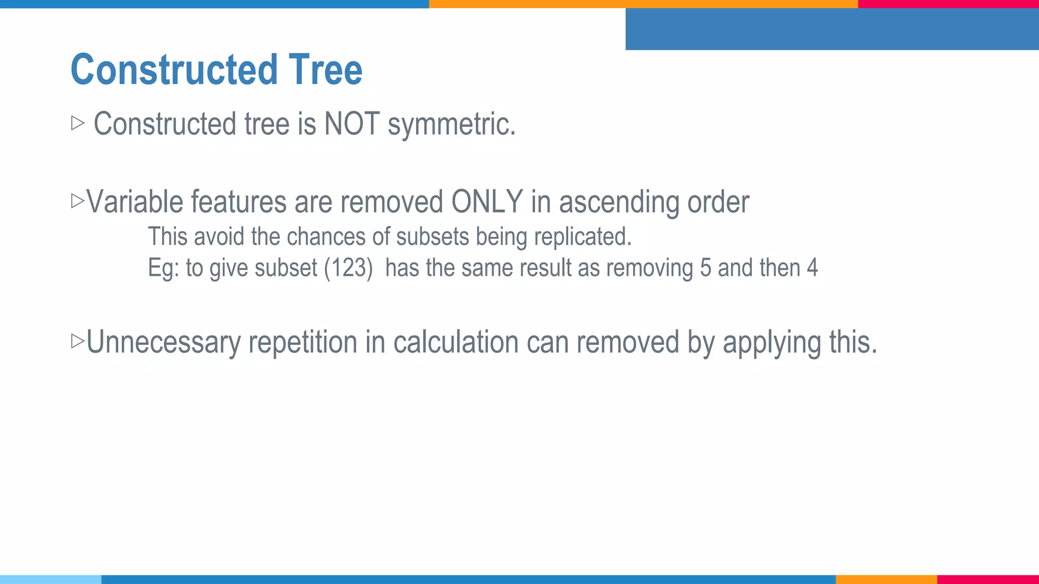 Branch And Bound and Beam Search Feature Selection Algorithms | PPTX