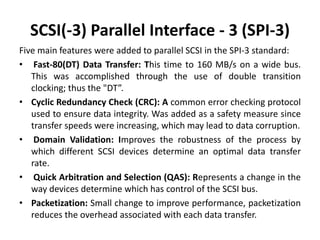 Scsci Speed SCSI Interfaces | PPTX