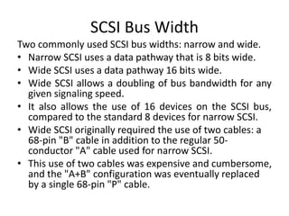 Scsci Speed SCSI Interfaces | PPTX
