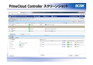 PrimeCloud Controller スクリーンショット
 