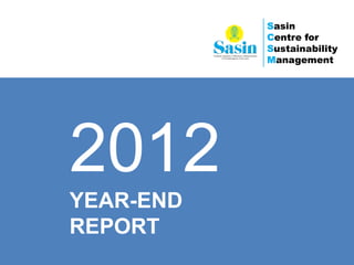 2012
YEAR-END
REPORT
 