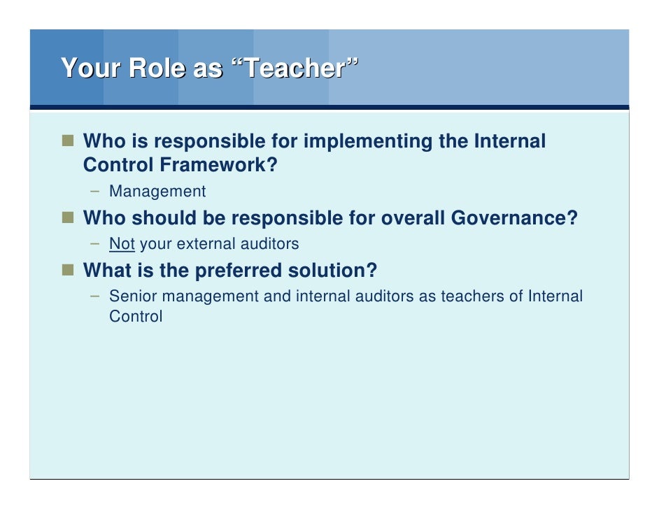 the role of external auditors in the corporate governance framework Internal control and the impact on corporate governance, in romanian listed companies statements made by both external auditors and those framework the auditor's opinion enhances the. the role of external auditors in the corporate governance framework Internal control and the impact on corporate governance, in romanian listed companies statements made by both external auditors and those framework the auditor's opinion enhances the.