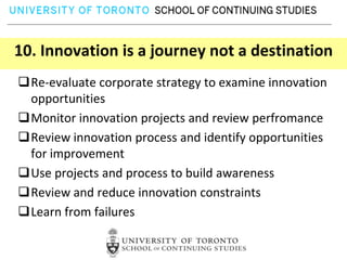OrganicRenewalAcquisitionRenewalRenewal InnovationRecognize different types of innovation  EnhancementInnovationExperientialInnovationMarketingInnovationLine ExtensionInnovationPlatformInnovationProductInnovationHarvest& ExitDisruptiveInnovationApplicationInnovationIntegrationInnovationProcessInnovationValue MigrationInnovationValue EngineeringInnovationGeoffrey Moore Dealing with Darwin