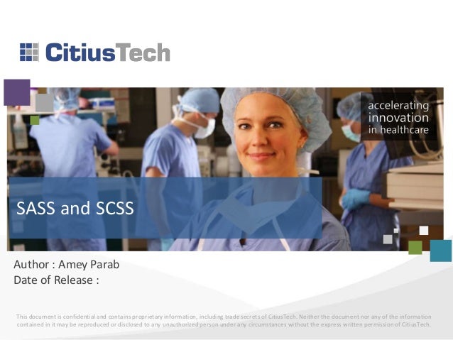 SCSS Implementation | PPT