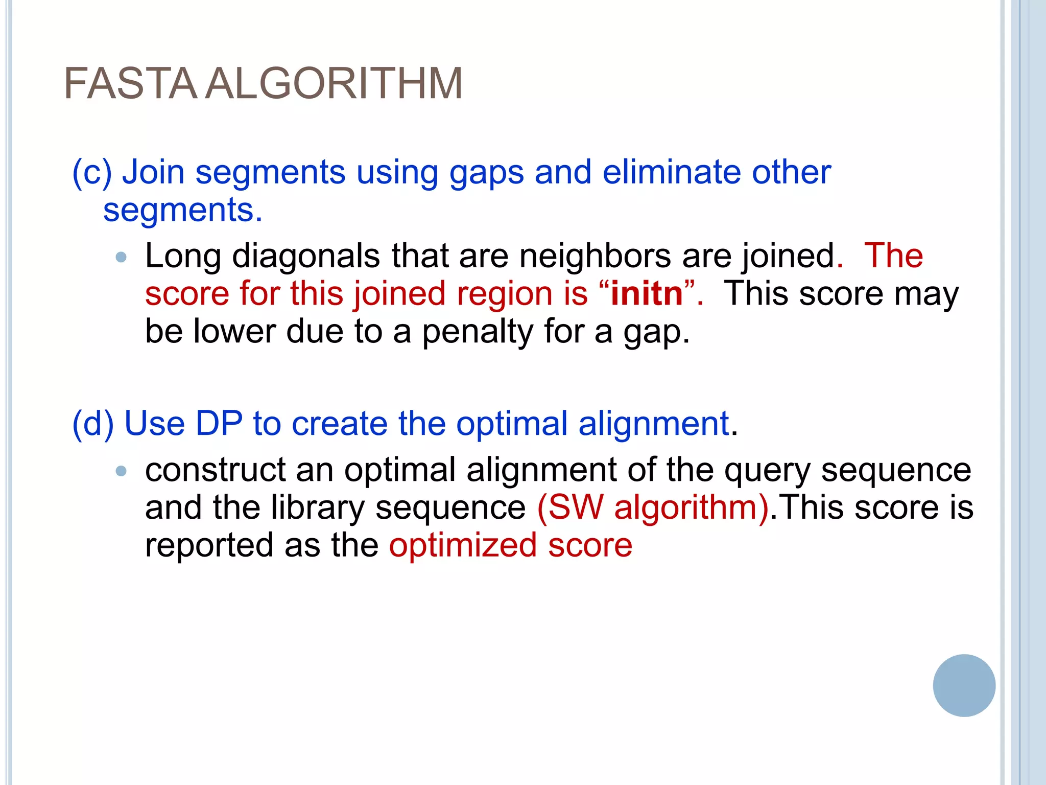 Sequence comparison techniques | PPT