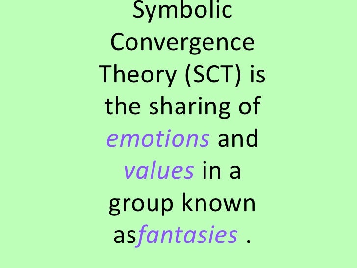 symbolic convergence theory examples
