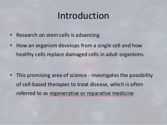 stem cell research pros and cons essay