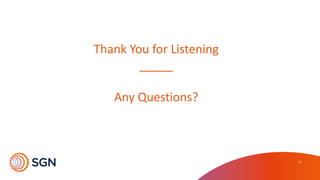 15
Thank	
  You	
  for	
  Listening
_____
Any	
  Questions?
 
