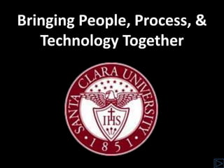 Bringing People, Process, &
   Technology Together
 