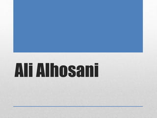Ali Alhosani 
 