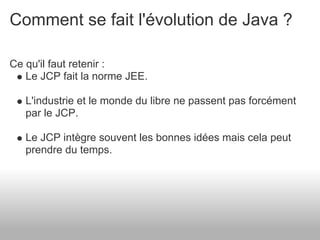 Présentation de JEE et de son écosysteme