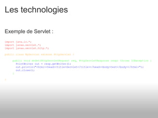 Présentation de JEE et de son écosysteme