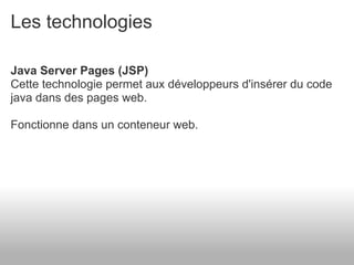 Présentation de JEE et de son écosysteme