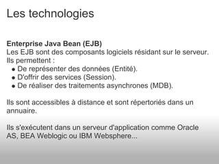 Présentation de JEE et de son écosysteme