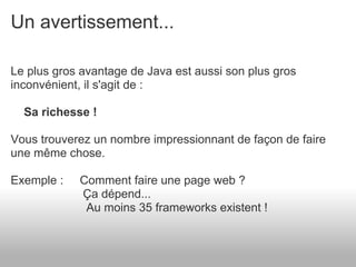 Présentation de JEE et de son écosysteme