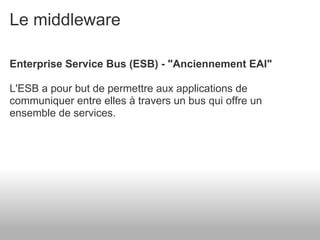 Présentation de JEE et de son écosysteme