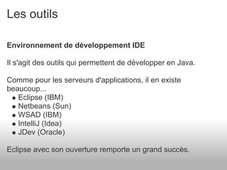 Présentation de JEE et de son écosysteme