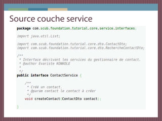 Exemple de fichier de configuration Maven
 