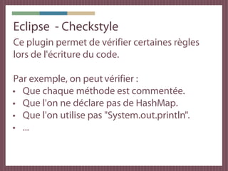 Développement d'un noyau
Implémentation du service
 
