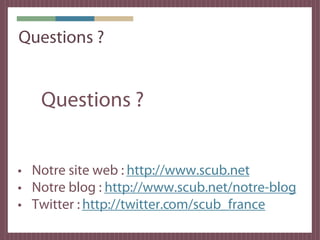 Outils tiers
Jenkins : Paramétrage du build
 