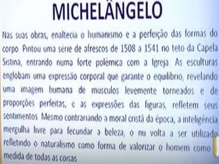 RENASCIMENTO E CLASSICISMO