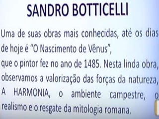 RENASCIMENTO E CLASSICISMO