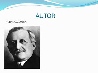 AUTOR
GRAÇA ARANHA
 