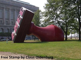 Free Stamp by Claus Oldenburg
 