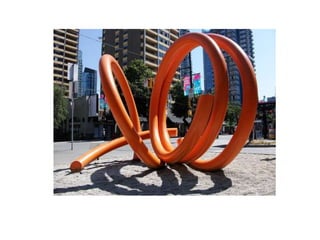 Sculpture visual movement