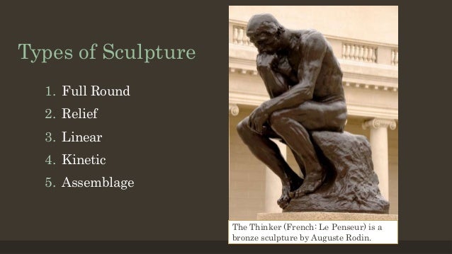 humanities 100 sculpture and architecture types of sculpture
