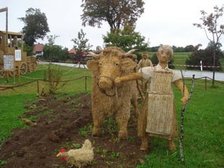 稻草雕塑藝術 Sculptures de paille