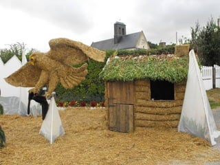 稻草雕塑藝術 Sculptures de paille