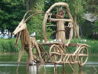 稻草雕塑藝術 Sculptures de paille