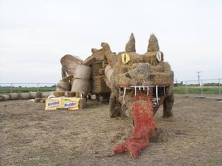 稻草雕塑藝術 Sculptures de paille