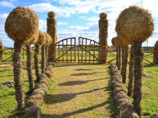 稻草雕塑藝術 Sculptures de paille
